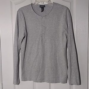 FINAL MARKDOWN Men's H&M Conscious LS Henley Style Shirt medium